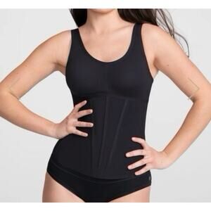 HONEYLOVE Women's Size 1X Maximum Sculpting and Support Boldness Tank Black NWT